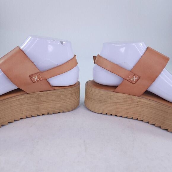 Musse & Cloud Women's sandals Fabiana brown US 9.5 Platform Slingback Sandal - Picture 4 of 9